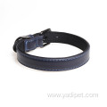 new release Cowhide collar rivet leather collar
